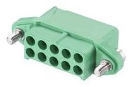 CONNECTOR HOUSING, RCPT, 10POS, 3MM