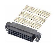 CONNECTOR, RCPT, 54POS, 3ROW, CRIMP