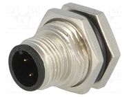 Connector: M12; socket; PIN: 4; male; A code-DeviceNet / CANopen AMPHENOL LTW