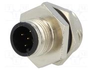 Connector: M12; socket; PIN: 5; male; A code-DeviceNet / CANopen AMPHENOL LTW