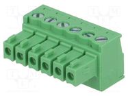 Pluggable terminal block; 3.5mm; ways: 6; straight; plug; female DEGSON ELECTRONICS