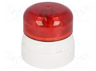 Signaller: lighting; continuous light; white; Flashguard; 230VAC KLAXON SIGNALS