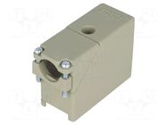 Enclosure for connectors: EDAC; PIN: 38; zinc alloy; 516 EDAC