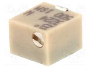 Potentiometer: mounting; multiturn; 50Ω; 250mW; SMD; ±10%; linear BOURNS