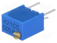 Potentiometer: mounting; multiturn; 50Ω; 250mW; ±10%; linear; THT BOURNS