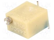 Potentiometer: mounting; multiturn; 1MΩ; 250mW; SMD; ±10%; linear BOURNS