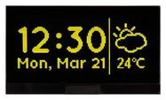OLED GRAPHIC DISPLAY, COT, 128 X 64P, 3V