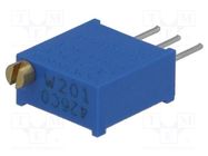 Potentiometer: mounting; multiturn; 200Ω; 500mW; THT; ±10%; linear BOURNS