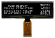 OLED GRAPHIC DISPLAY, COG, 256X64P, 3.3V