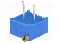 Potentiometer: mounting; multiturn; 200Ω; 500mW; THT; ±10%; linear BOURNS