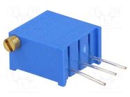 Potentiometer: mounting; multiturn; 50kΩ; 500mW; THT; ±10%; linear BOURNS