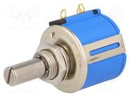 Potentiometer: shaft; multiturn; 5kΩ; 2W; ±10%; 6.35mm; linear; IP40 BOURNS