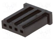 Connector: wire-board; plug; female; AMPMODU MOD II; 2.54mm; PIN: 4 TE Connectivity