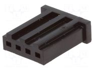 Connector: wire-board; plug; female; PIN: 4; AMPMODU MOD II; 2.54mm TE Connectivity