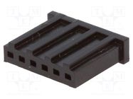 Connector: wire-board; plug; female; AMPMODU MOD II; 2.54mm; PIN: 6 