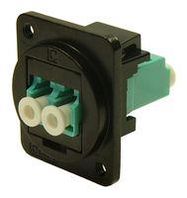 FIBER OPTIC ADAPTER, M3 HOLE, LC DUPLEX