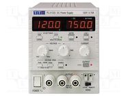 Power supply: laboratory; single-channel,linear; 0÷120VDC; PLH 