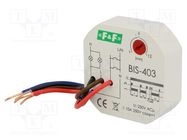 Relay: installation; bistable,impulse; NO; in mounting box; 10A 