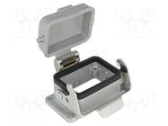 Enclosure: for HDC connectors; C146,heavy|mate; size E6; IP65 AMPHENOL