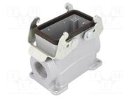 Enclosure: for HDC connectors; C146,heavy|mate; size E10; high AMPHENOL