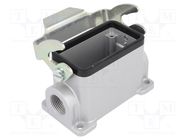 Enclosure: for HDC connectors; C146,heavy|mate; size E10; M20 AMPHENOL