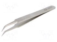 Tweezers; 105mm; for precision works; Blades: narrow,curved C.K