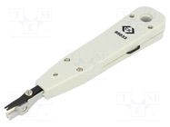 Tool: for crimping; 180mm; krone 