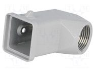 Enclosure: for HDC connectors; CKA; size 21.21; Gland holes: 1 ILME