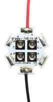 IR LED MODULE, 4 CHIP, 940NM, STAR PCB