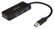 USB 3.0 HUB, 4PORT, 5GBPS, BUS POWERED