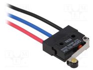 Microswitch SNAP ACTION; 0.1A/125VAC; 0.1A/30VDC; SPDT; ON-(ON) OMRON Electronic Components