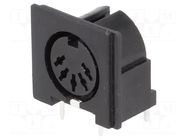 Connector: DIN; socket; female; PIN: 5; 180°; angled 90°; THT CHANGZHOU DAHUA IMP AND EXP (GROUP) CO