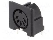 Connector: DIN; socket; female; PIN: 5; 180°; angled 90°; THT CHANGZHOU DAHUA IMP AND EXP (GROUP) CO
