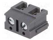 PCB terminal block; angled 90°; 7.5mm; ways: 2; on PCBs; 2.5mm2 DEGSON ELECTRONICS