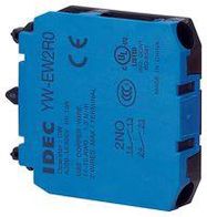 CONTACT BLOCK, DPST-NO, 10A, 120VAC/PANL