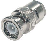 RF/COAXIAL, BNC PLUG, STRAIGHT, 50 OHM, CRIMP