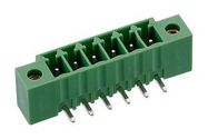 TERMINAL BLOCK, R/A HEADER, 4POS, TH