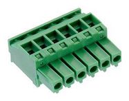 TERMINAL BLOCK, PLUGGABLE, 4POS, 16AWG