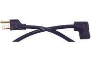 POWER CORD NEMA5-15P/IEC, 79IN, 10A, BLACK