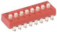 DIP SWITCH, SPST, 1POS, 0.1A, 5VDC, SMD