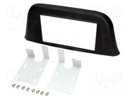 Radio frame; Iveco; 2 DIN; black ACV