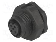 Connector: M12; socket; PIN: 5; female; A code-DeviceNet / CANopen AMPHENOL LTW