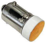 SMALL LED INDICATOR, AMBER, 24V, BA9S/13