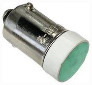 SMALL LED INDICATOR, GREEN, 24V, BA9S/13