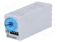 Timer; 0,05s÷100h; DPDT; 250VAC/10A; Usup: 24VAC; 24VDC; 85; PIN: 8 FINDER