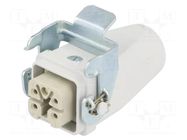 Connector: HDC; socket; female; EPIC KIT; PIN: 5; 23A; 400V; 4+PE LAPP