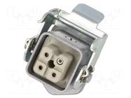Connector: HDC; plug; female; EPIC KIT; PIN: 4; 23A; 400V; 3+PE LAPP