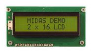 LCD DISPLAY, COB, 16 X 2, STN, 3.3V