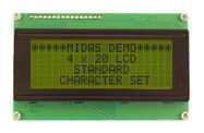 LCD DISPLAY, COB, 20 X 4, STN, 3.3V