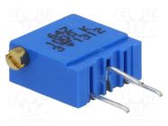 Potentiometer: mounting; multiturn; 100Ω; 500mW; THT; ±10%; linear VISHAY